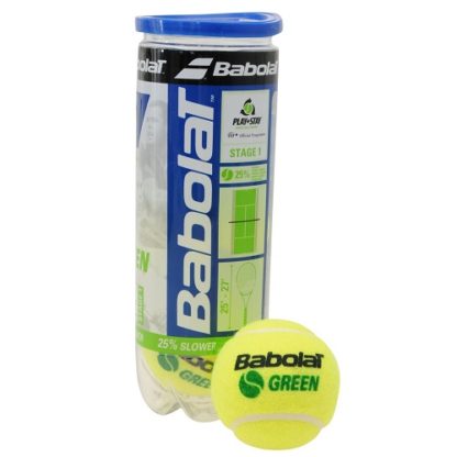 BABOLAT GREEN TENNIS BALLS TUBE 3