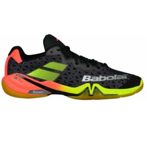 BABOLAT SHADOW TOUR BLACK-YELLOW-BADMINTON-SHOE