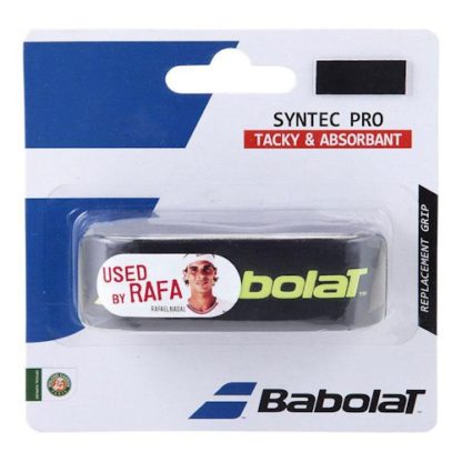 BABOLAT SYNTEC PRO REPLACEMENT GRIP BLACK-YELLOW