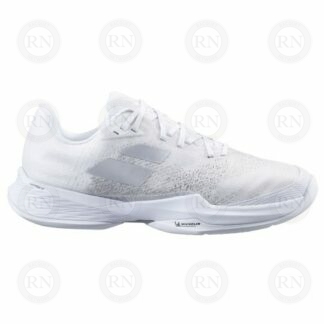 Catalog image of Babolat Jet Mach 3 All Court Tennis Shoe White Silver Exterior Aspect