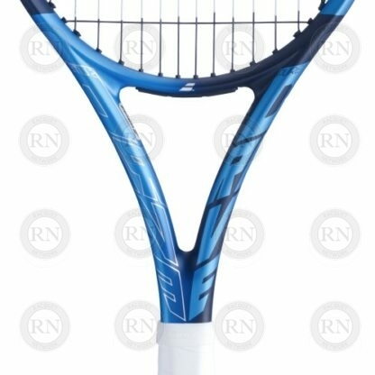 Catalog image of the Babolat Pure Drive Super Lite Tennis Racquet showing a close up of the throat