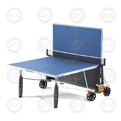 Illustration: Cornilleau 250S Outdoor Table Tennis Table Blue - Solo Game