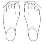 Diagram illustrating a T3-Taper (Wide Roman) Toe Line
