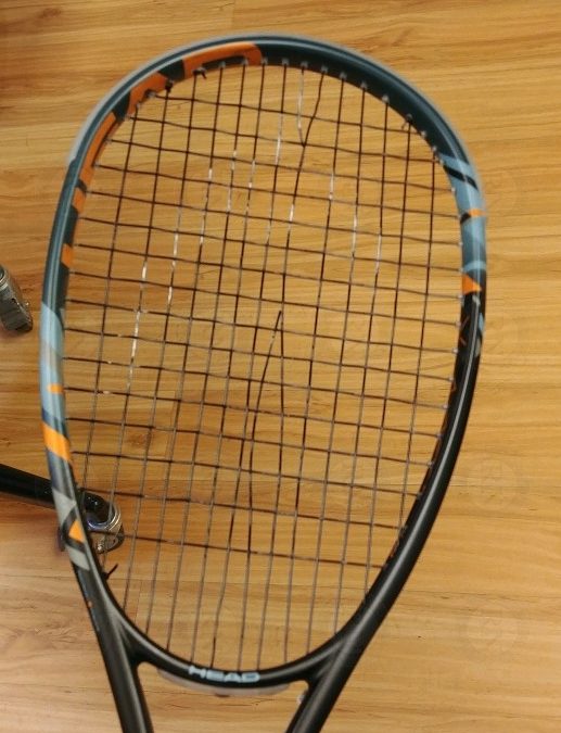 Squash Racquet Wear Break