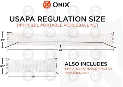 Onix Pickleball Net - Regulation Size