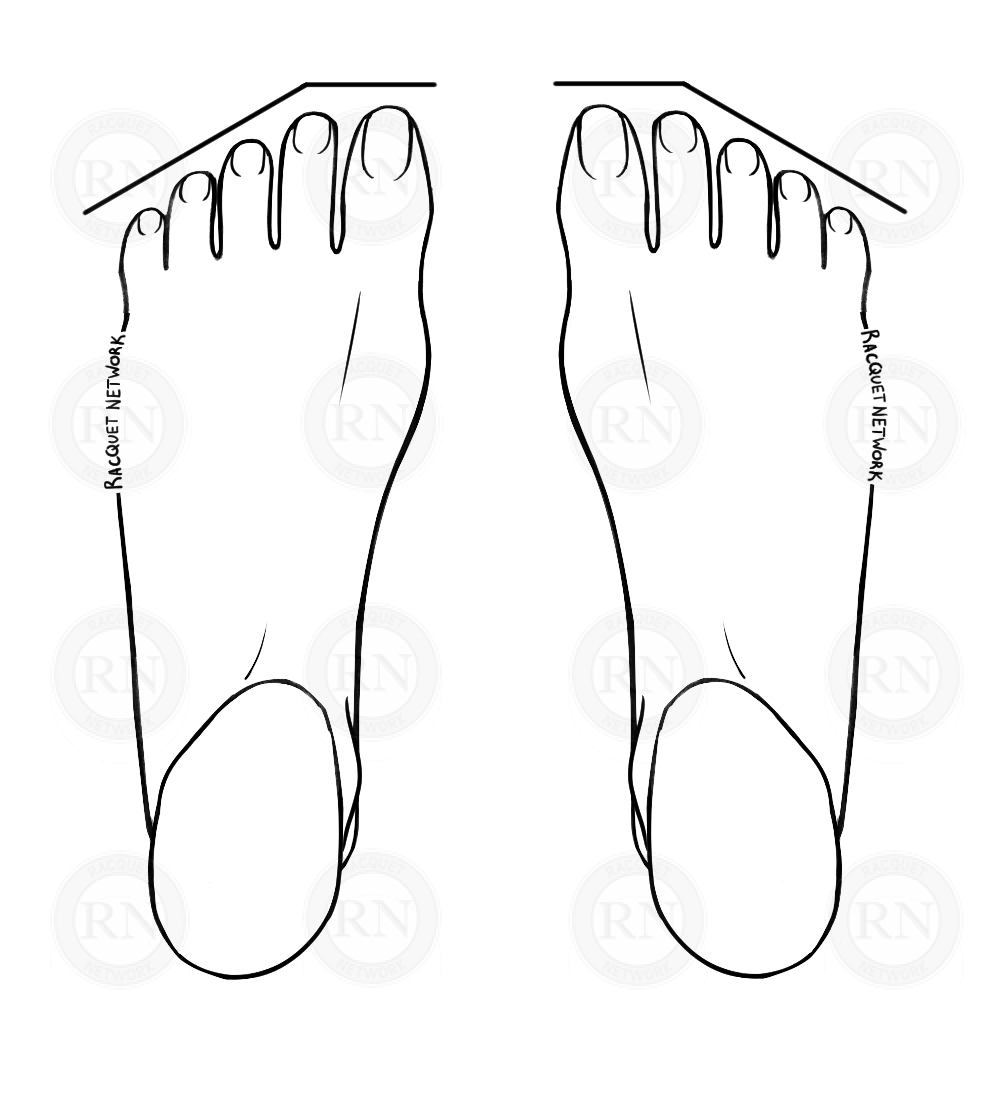 Diagram of a T2-Taper Roman Toe Line