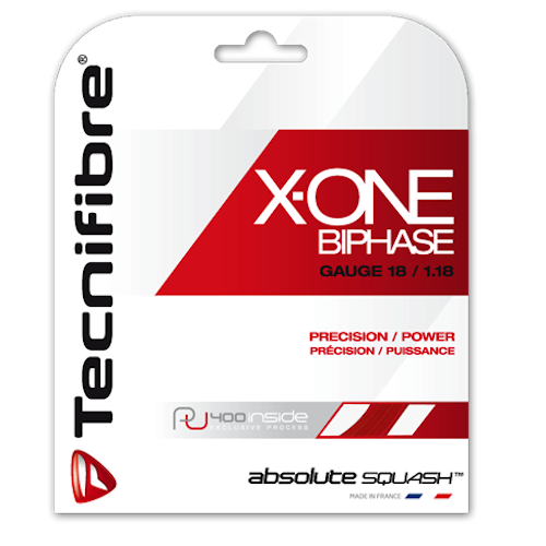 thumbnail image 2 of Tecnifibre X-One Biphase 16/1.30 String Set Red 2 of 11