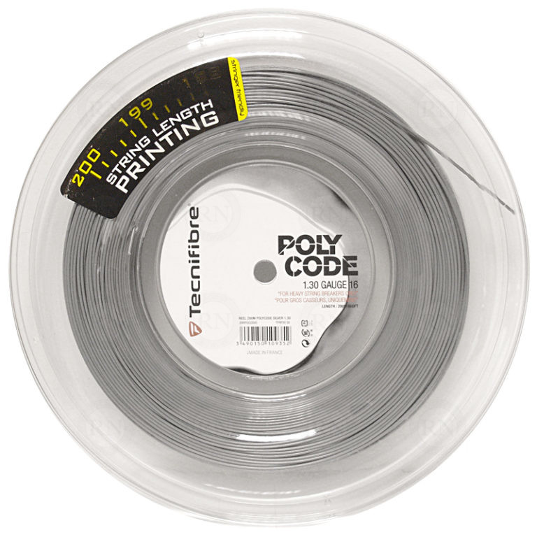 Tecnifibre Poly Code Tennis String Reel - 16 Gauge | Calgary Canada ...