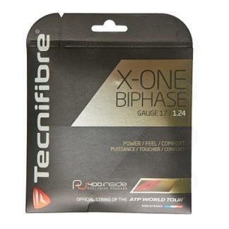 Tecnifibre X-One Biphase Tennis String 17 Gauge Red