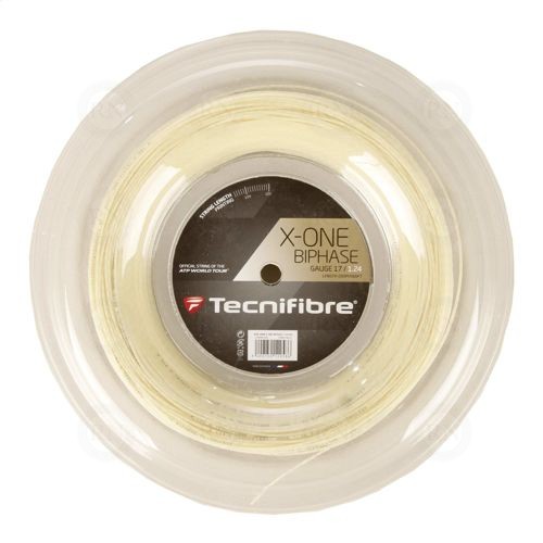 Tecnifibre X-One Biphase Tennis String - 17 Gauge - Natural, Calgary  Canada