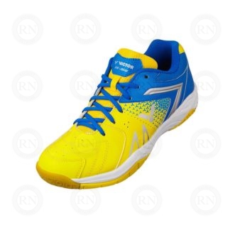 Product Knock Out: Victor AS36 Wide Badminton Shoe Yellow Blue Whole Shoe