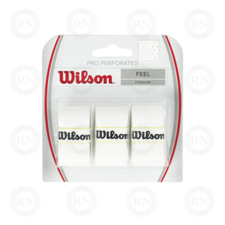 WILSON PRO OVERGRIP PERFORATED WHITE TENNIS GRIP