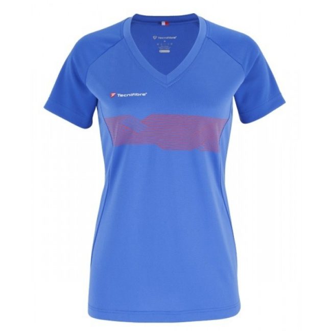 T-shirt Tecnifibre F2 Pour Filles - Confort Et Liberté De Mouvement Pour Le Padel - 100% Polyester