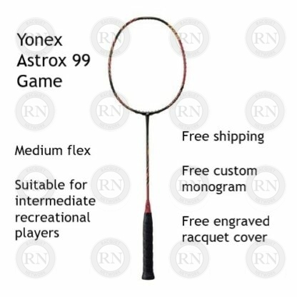 Catalog image of Yonex Astrox 99 Game badminton racquet in cherry sunburst cosmetic