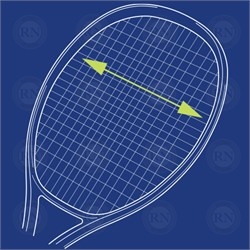 Illustration of Yonex Isometric Expansion Tennis Racquet Technology