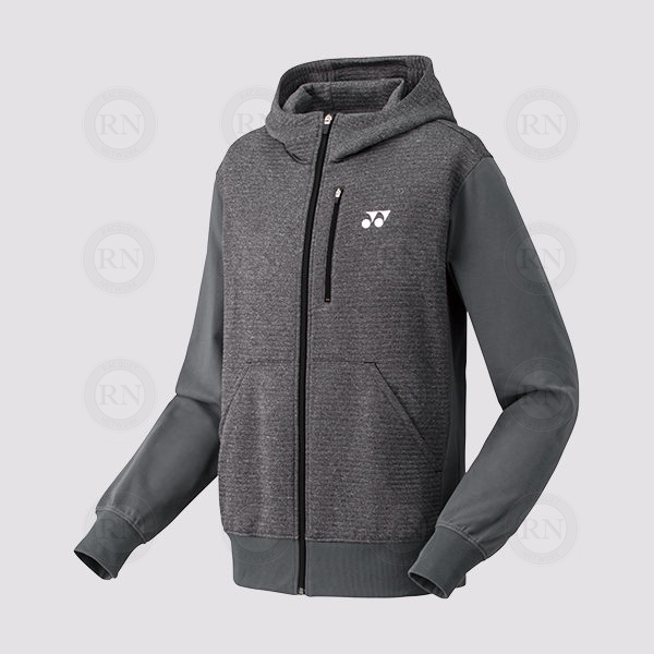 Yonex Men's Full Zip Hoodie 30049 Dark Grey