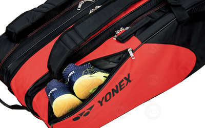 badminton racquet bag with shoe compartment